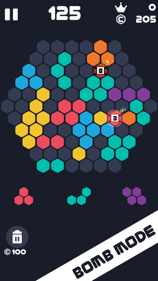 #2. Hexa 1010 :Fill Hexagon Blocks (iOS) 由: Hoang Vinh Nguyen