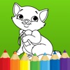 Coloring book: Draw Animals icon