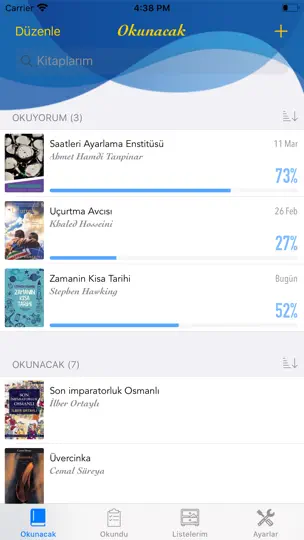 Kitaplarım iPhone Ekran Görüntüsü 4