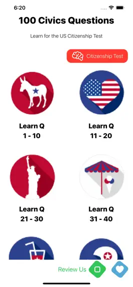Game screenshot US Citizenship Test 2023 Guide apk