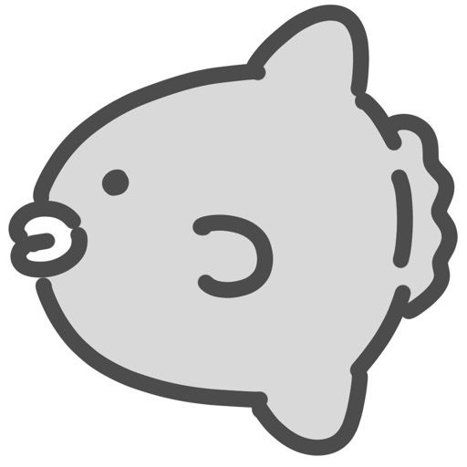 gray sunfish sticker