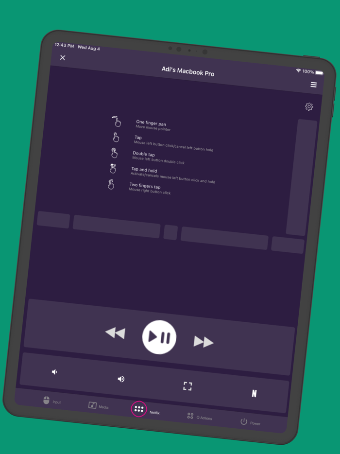 Remote App - Mouse Keyboard