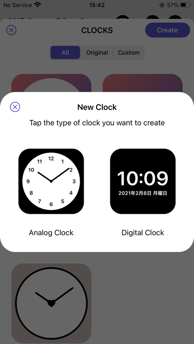 My widget clock + Screenshot