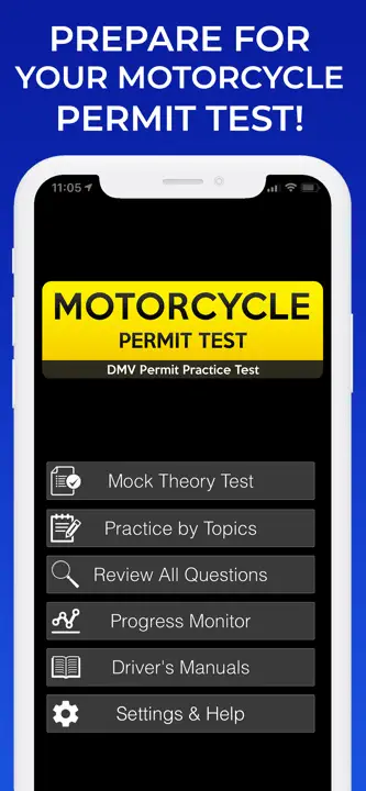 DMV Motorcycle Permit Test: Screenshot 1 von 8