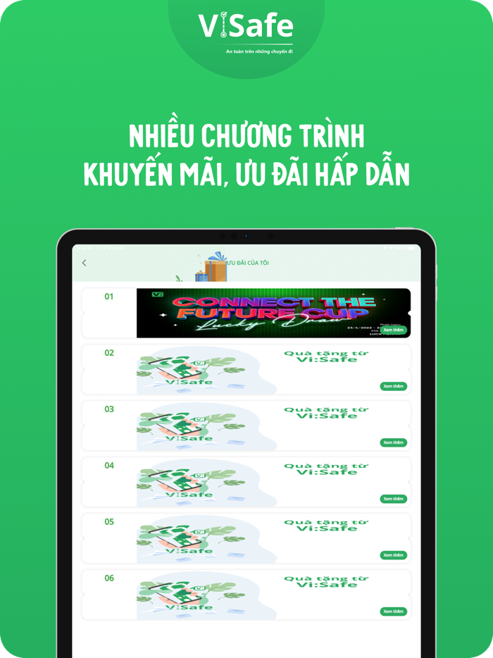 ViSafe - Ứng dụng đặt tài xế