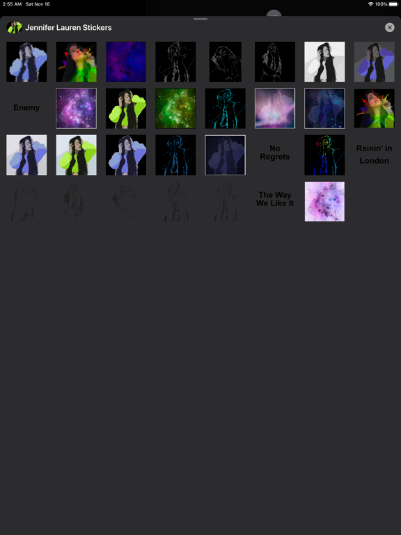 Screenshot #5 pour Jennifer Lauren Stickers
