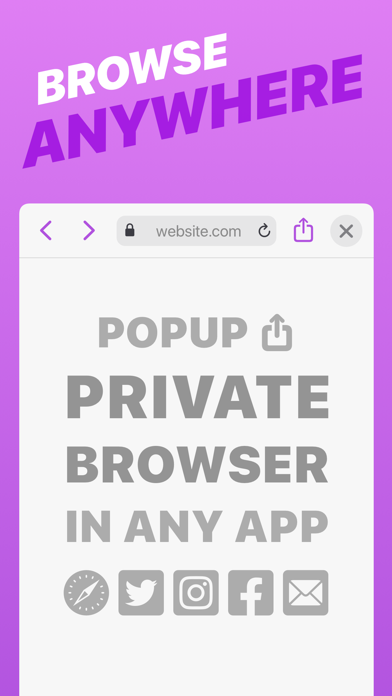 Incognito — Private Browser Screenshot