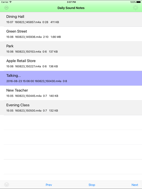 Screenshot #6 pour Daily Sound Notes Professional