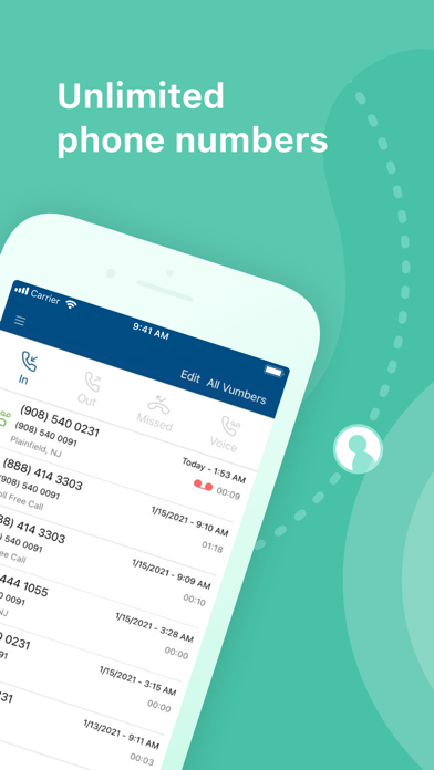 Vumber – Business Phone Number Screenshot