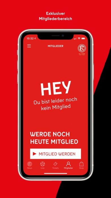 Fortuna Düsseldorf App Screenshot