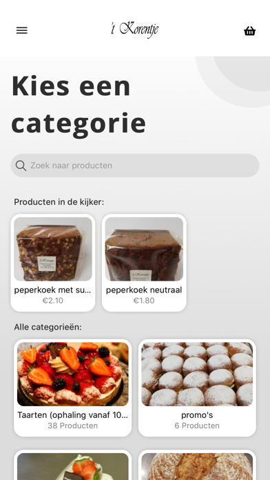 Bakkerij t Korentje Screenshot