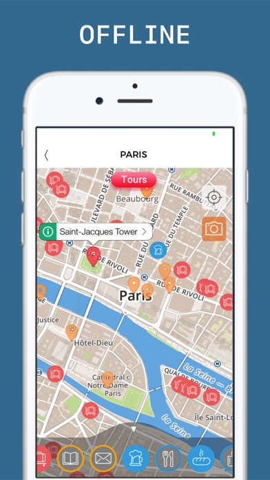 Paris Travel Guide Offline Screenshot
