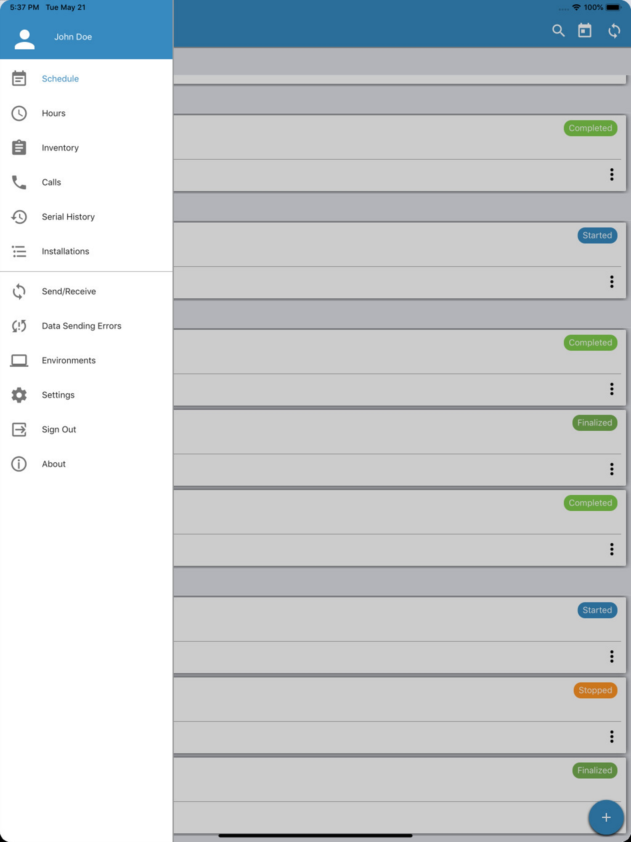 Infor LN Mobile Service