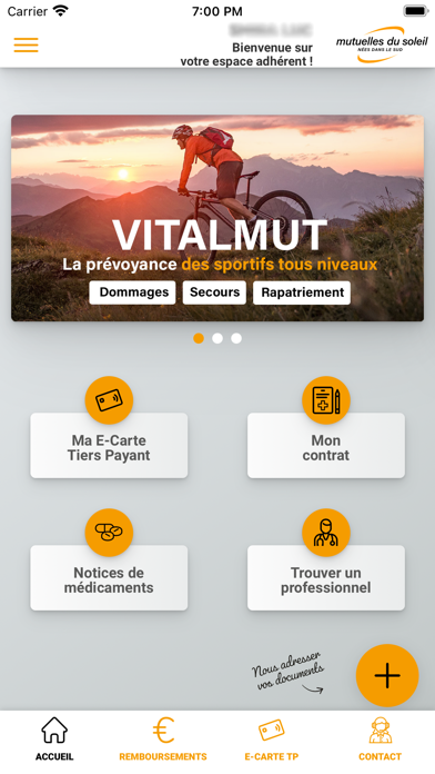 Mutuelles du Soleil Screenshot