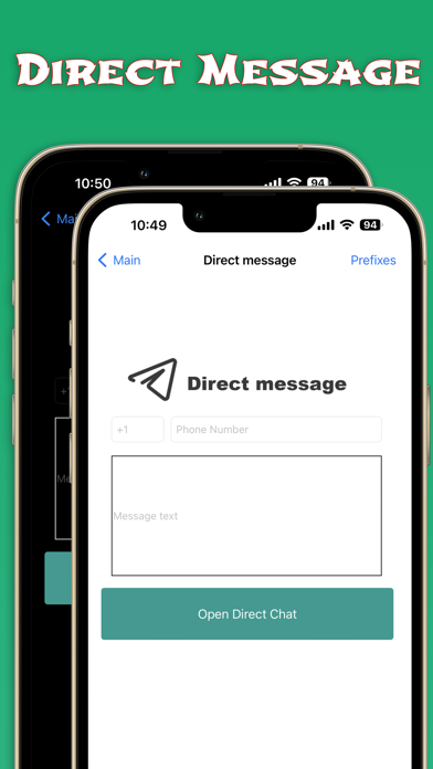 Without Saving Direct Message Screenshot
