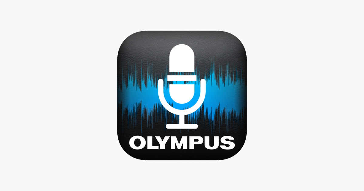 Dictation для IOS. Olympus надпись.