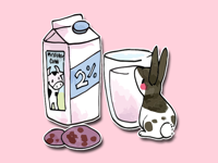 Cookies and Milk Bunnies