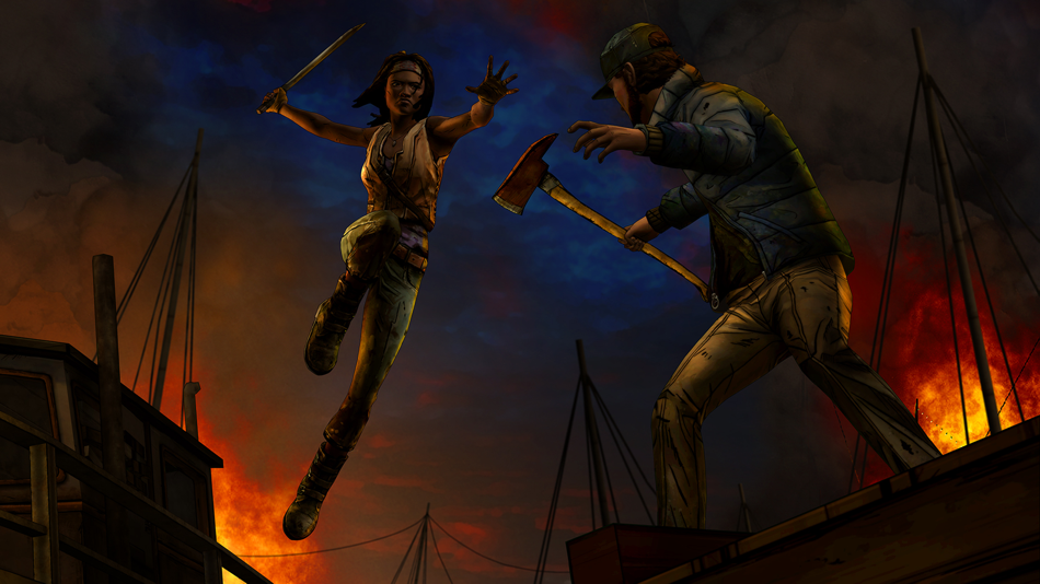 #1. The Walking Dead: Michonne (iOS) 由: Skybound Games