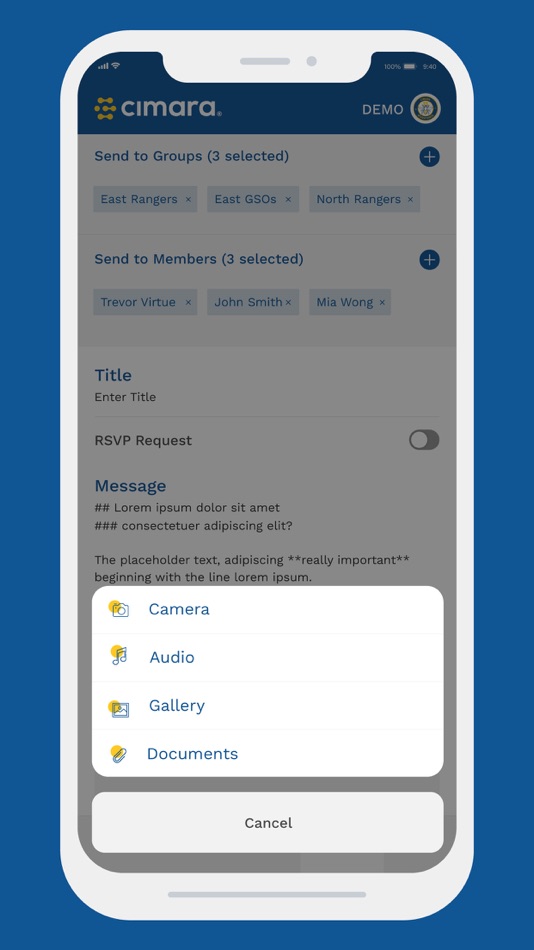 #4. Cimara Workforce Connect (iOS) By: 372 DIGITAL PTY. LTD.