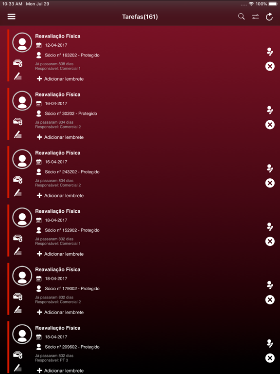 Professor OnVirtualGym iPad screenshot