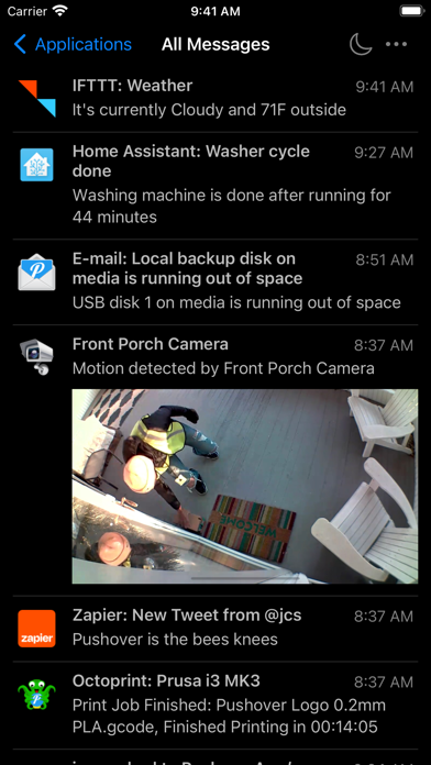 Screenshot #2 pour Pushover Notifications