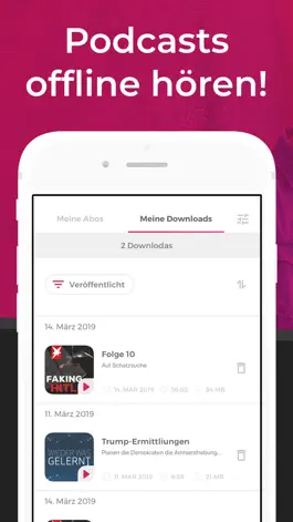 Game screenshot Audio Now - Podcast App hack