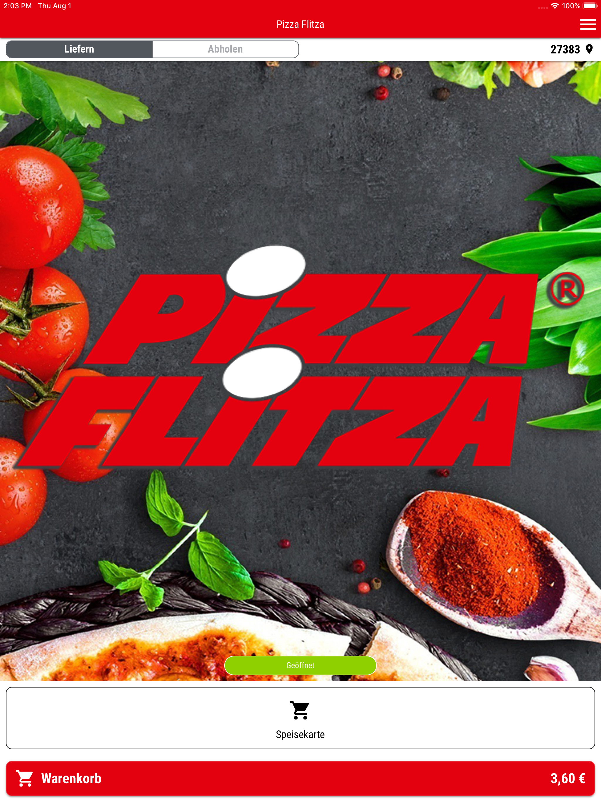 Pizza Flitza