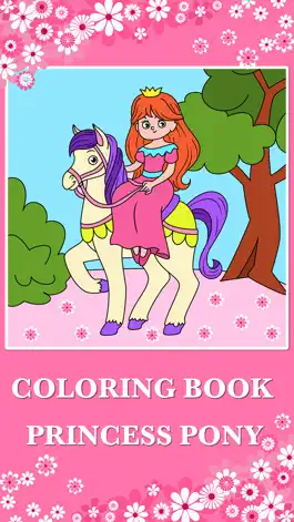 Game screenshot Pony Princess Coloring Book mod apk