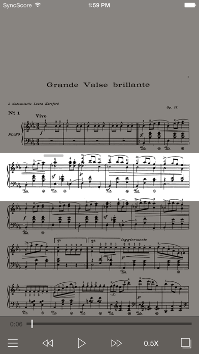Screenshot #1 pour Chopin Works - SyncScore