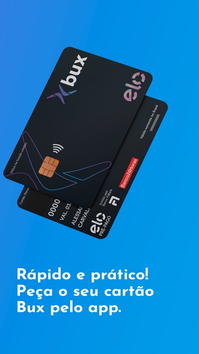 Bux: Banco Digital Para Jovens Screenshot