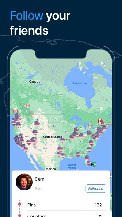 Pin Traveler: Travel Tracker Screenshot