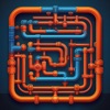 pipe spin puzzle icon