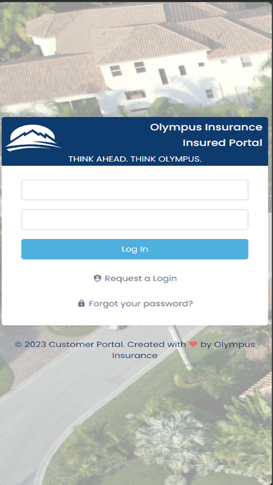 OIC Insured Portal Screenshot