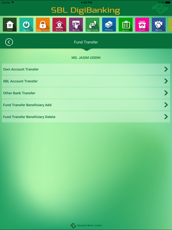 SBL DigiBanking iPad screenshot 4 - Finance app