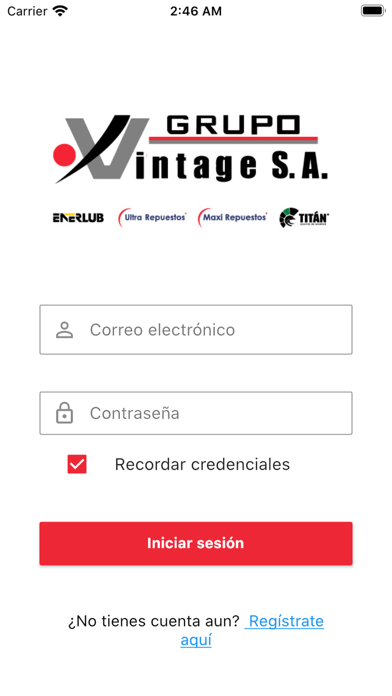 App screenshot