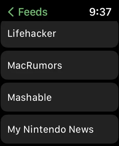 TinyFeeds screenshot 5