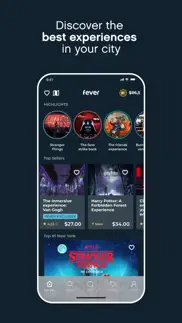 fever: local events & tickets iphone screenshot 1