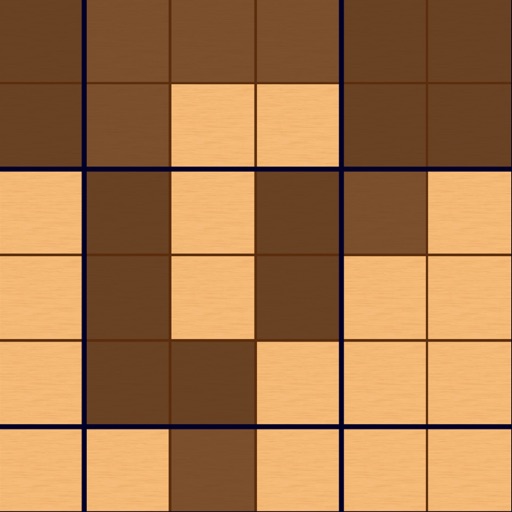 Wood Block Puzzle - Grid Fill Icon