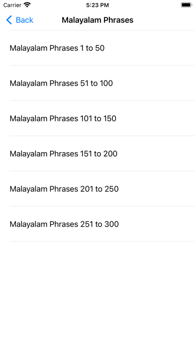 Learn Malayalam Language Screenshot