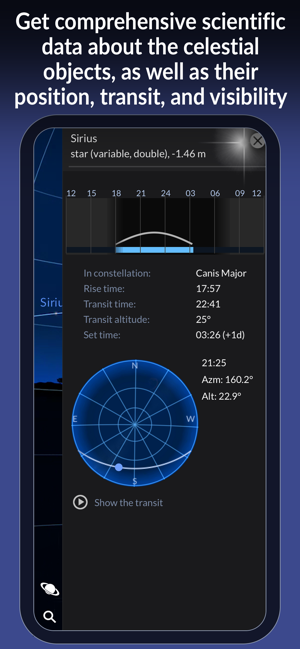 Skärmdump av Redshift Sky Pro