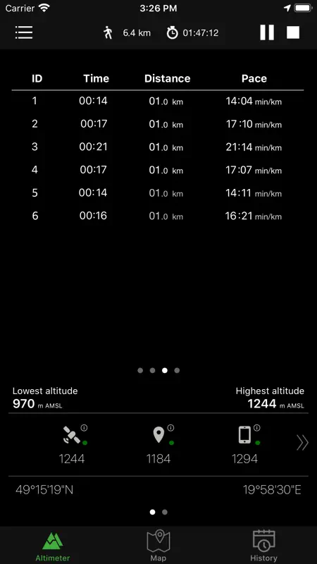 GPS Altimeter - Altitude & Map screenshot 7 of 9