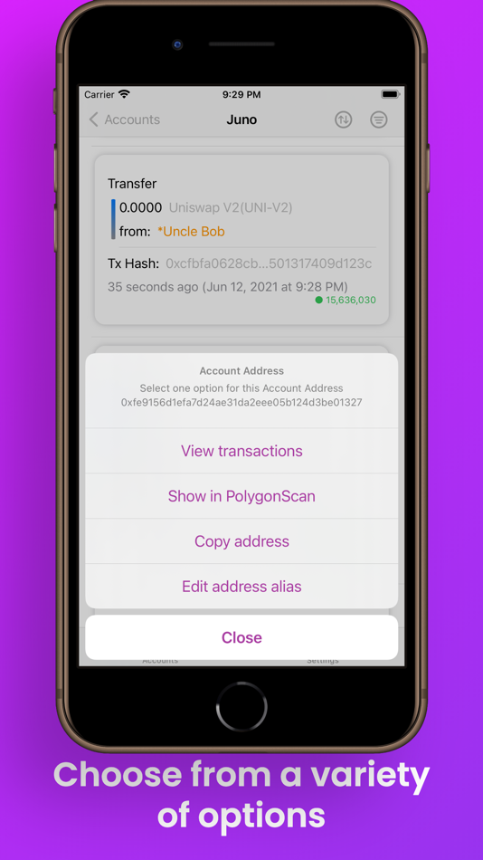 #5. Polygon Chain Explorer (macOS) Podle: Crapps Crypto Apps SRL