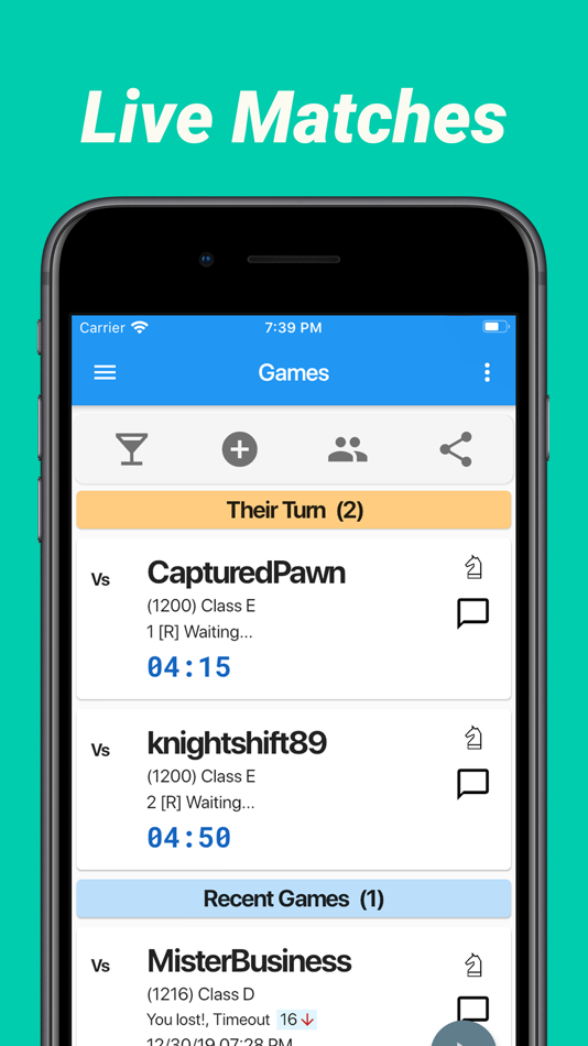 #2. Chess Time Live - Play Online (iOS) 由: Haptic Apps LLC