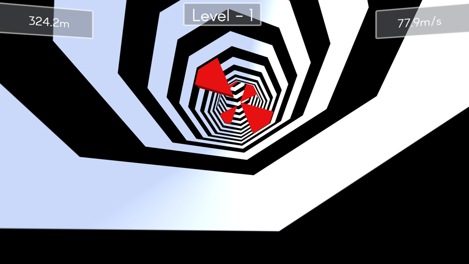 #5. Tunnel Rush ! (iOS) By: Ashima Prabhakar
