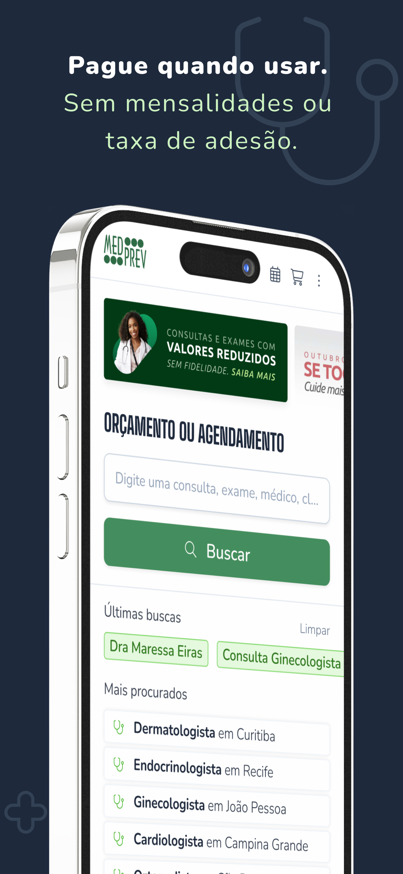 Medprev: Agende Médico e Exame