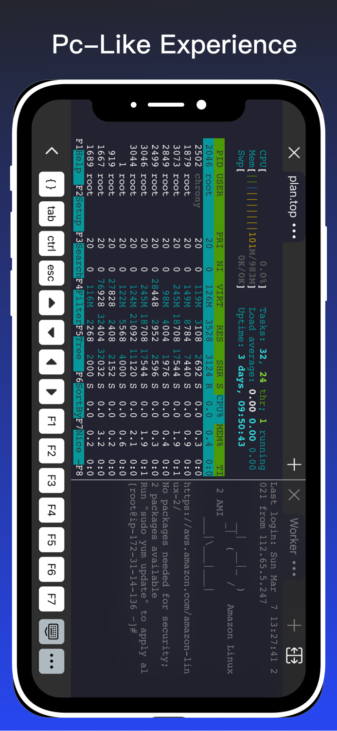 xTerm256 Terminal and SSH Client