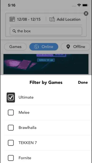 Gym - start.gg app client screenshot 1