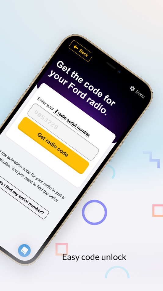 #2. Ford Radio Code Generator (iOS) Podle: Calin Alexandru Florentin