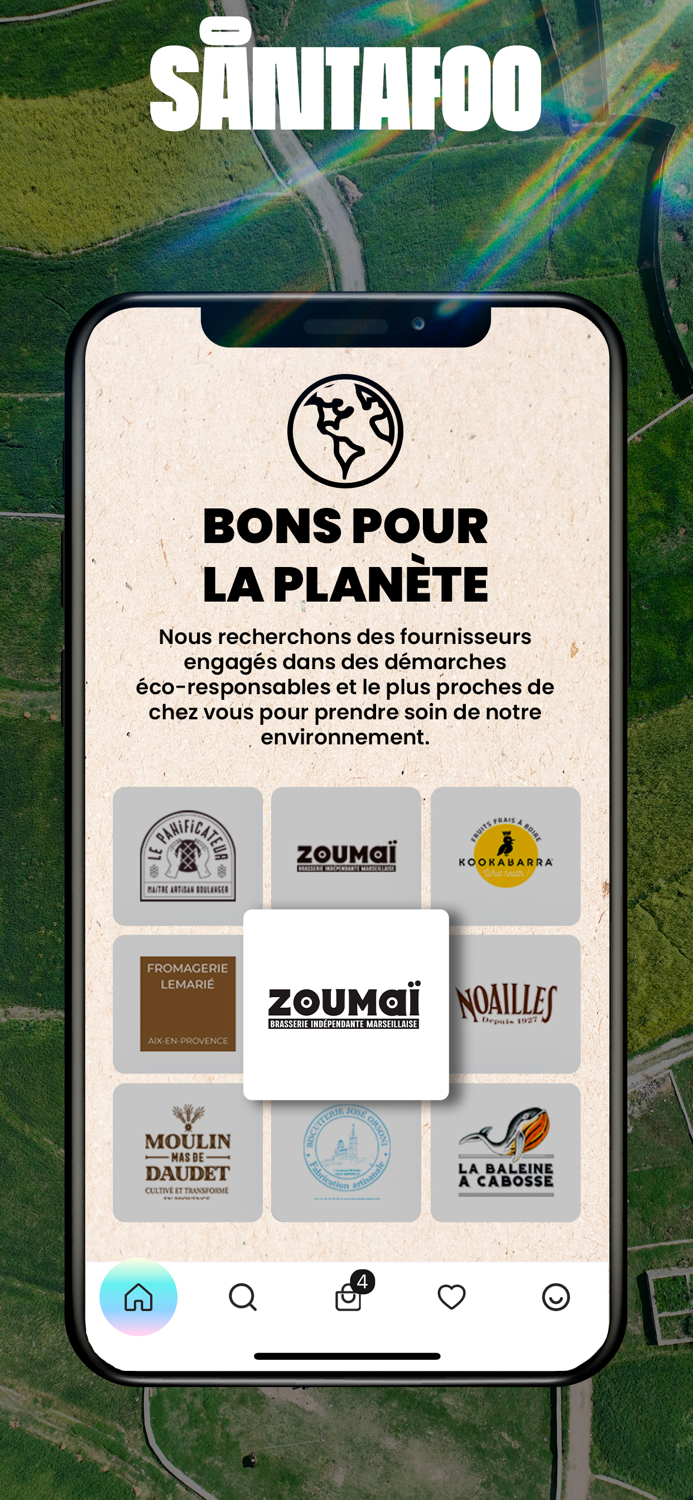 SANTAFOO Livraison de courses