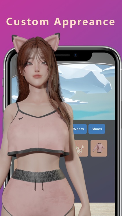 Virt Girl - AI 3D Chatbot screenshot-5